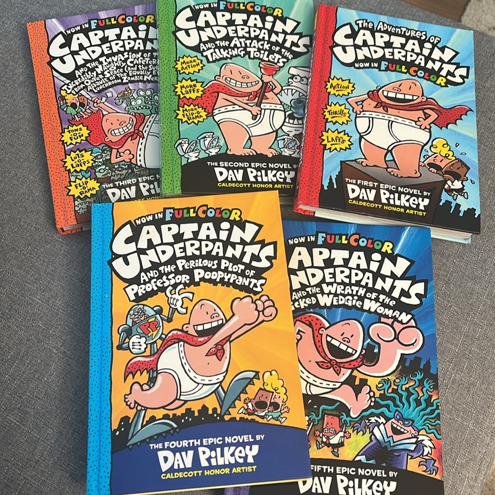 Captain underpants! 1-5  book set